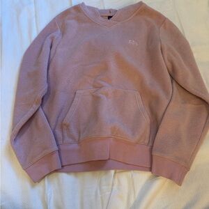 Gap Pink Fleece Pullover Sweatshirt